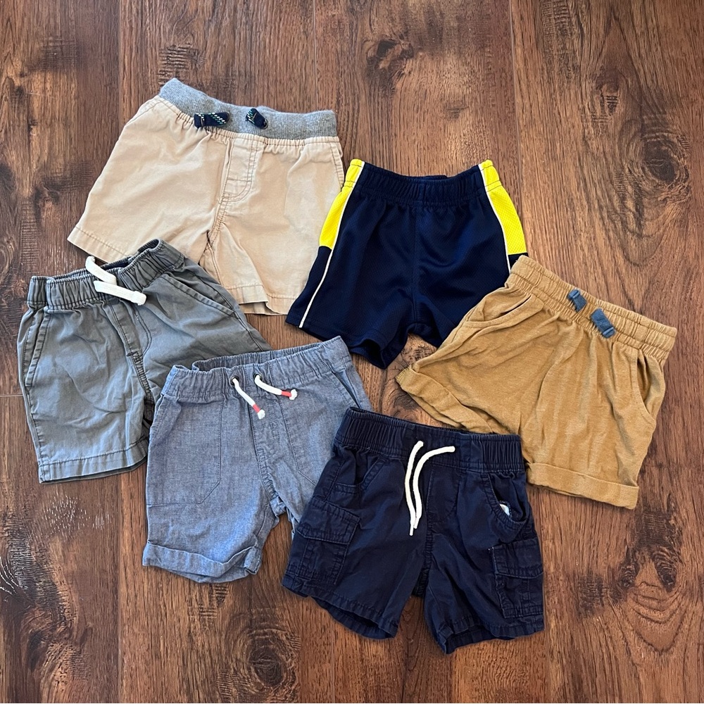 GAP, Cat & Jack, etc. Baby Boy Bundle of Shorts Lot